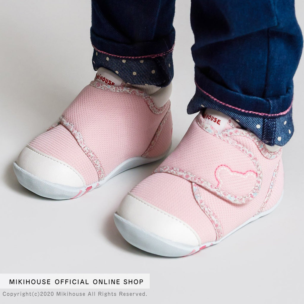FLORAL PINK FIRST STEP SHOES