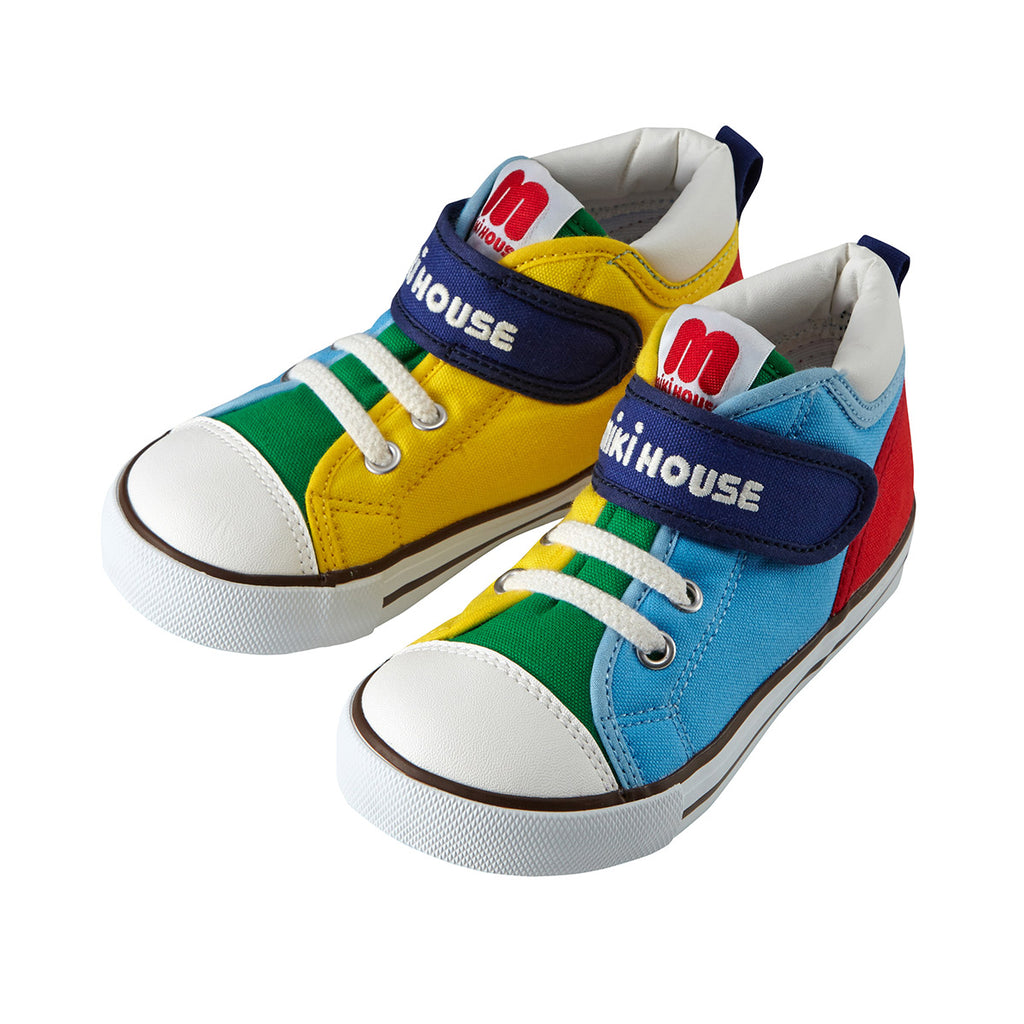 CHAUSSURES MONTANTES MULTICOLORES À VELCRO ENFANT