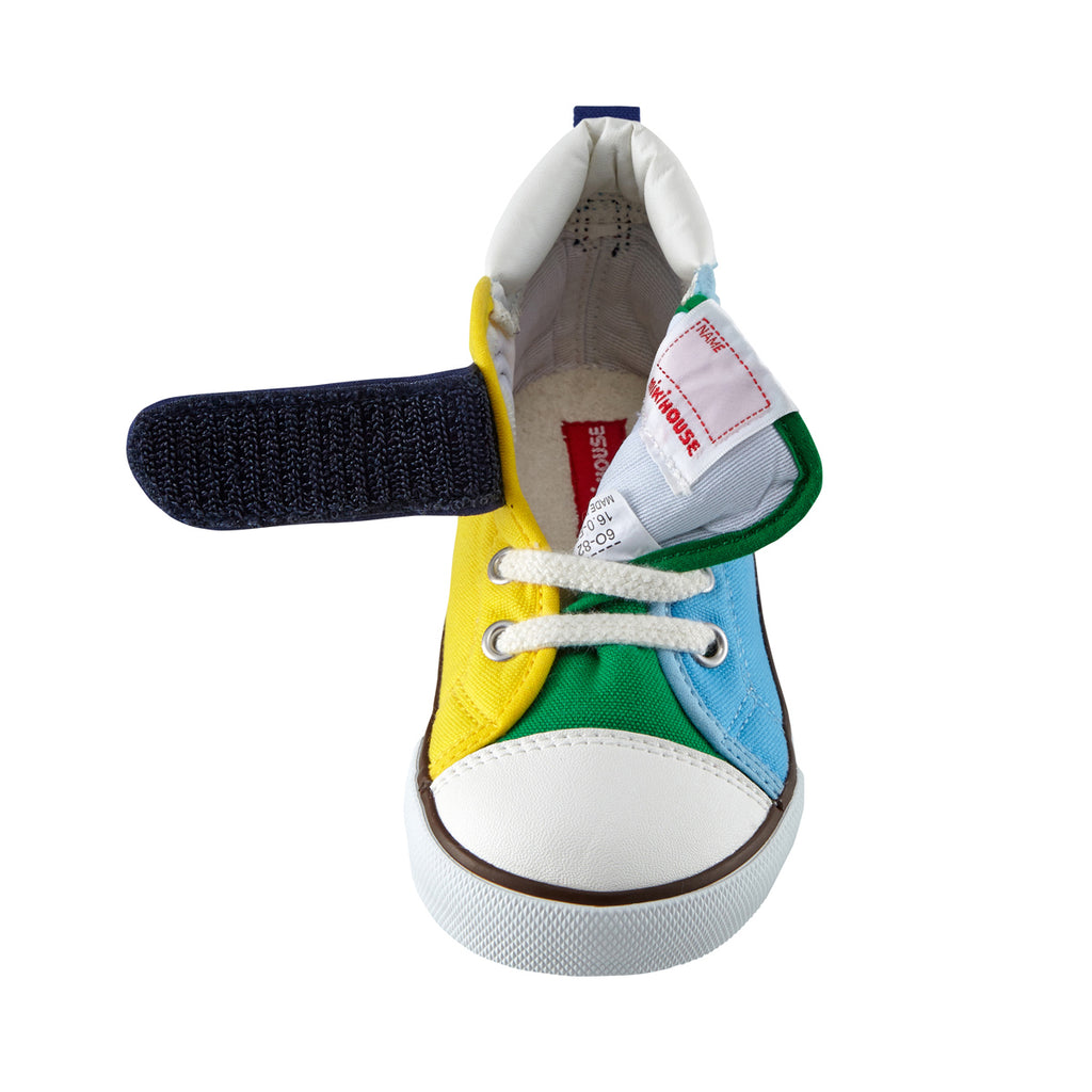 CHAUSSURES MONTANTES MULTICOLORES À VELCRO ENFANT