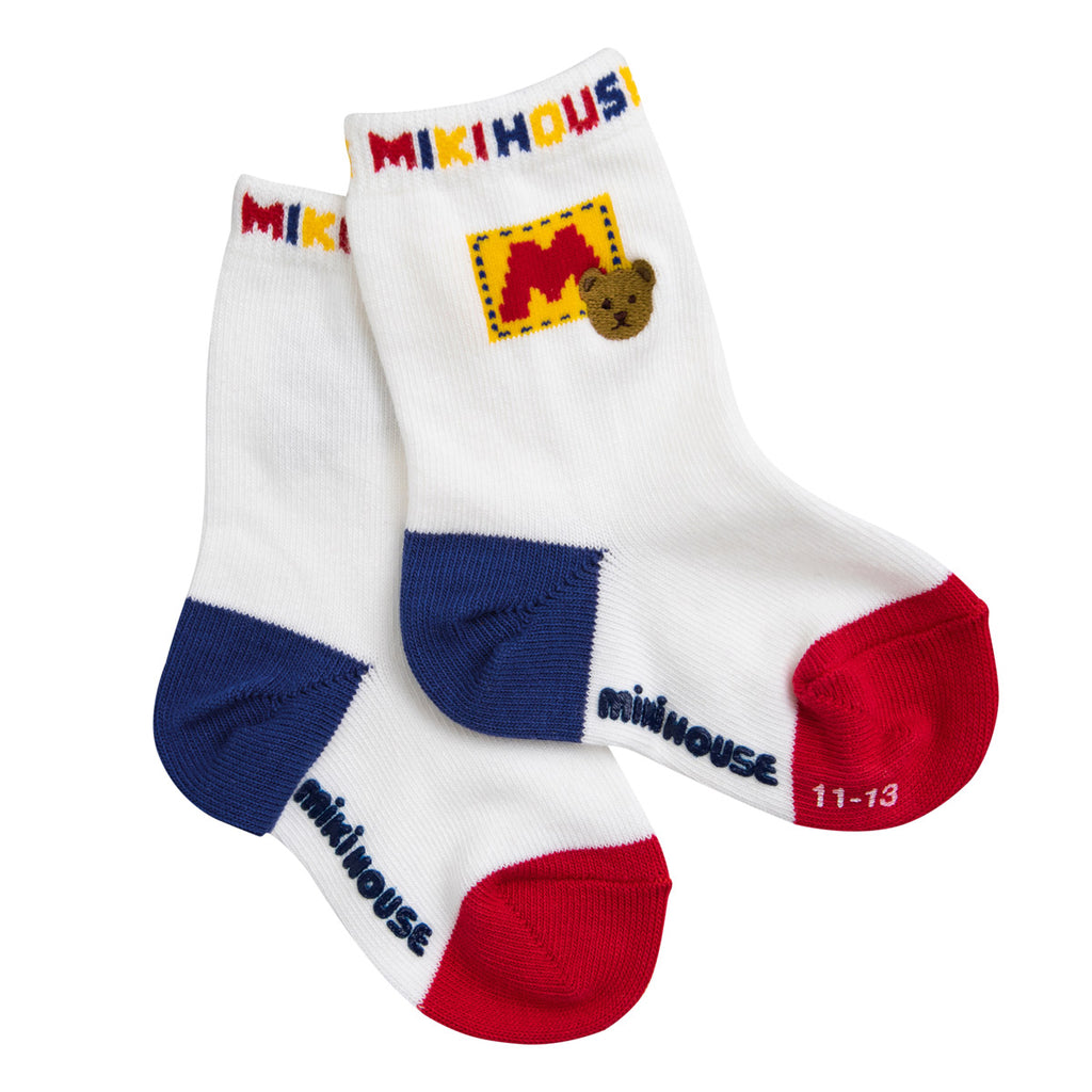 CHAUSSETTES HAUTES TRICOLORE