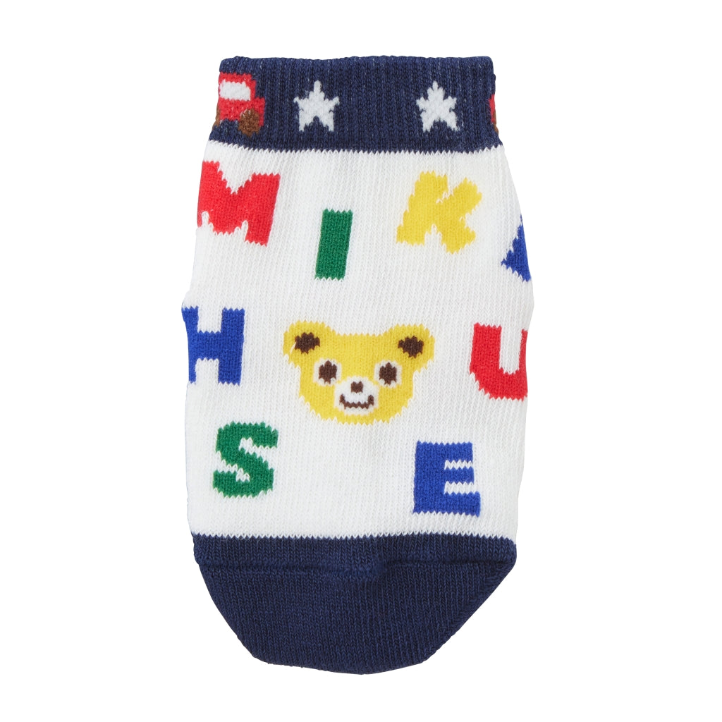 SOCKS WITH MIKI HOUSE LETTERS