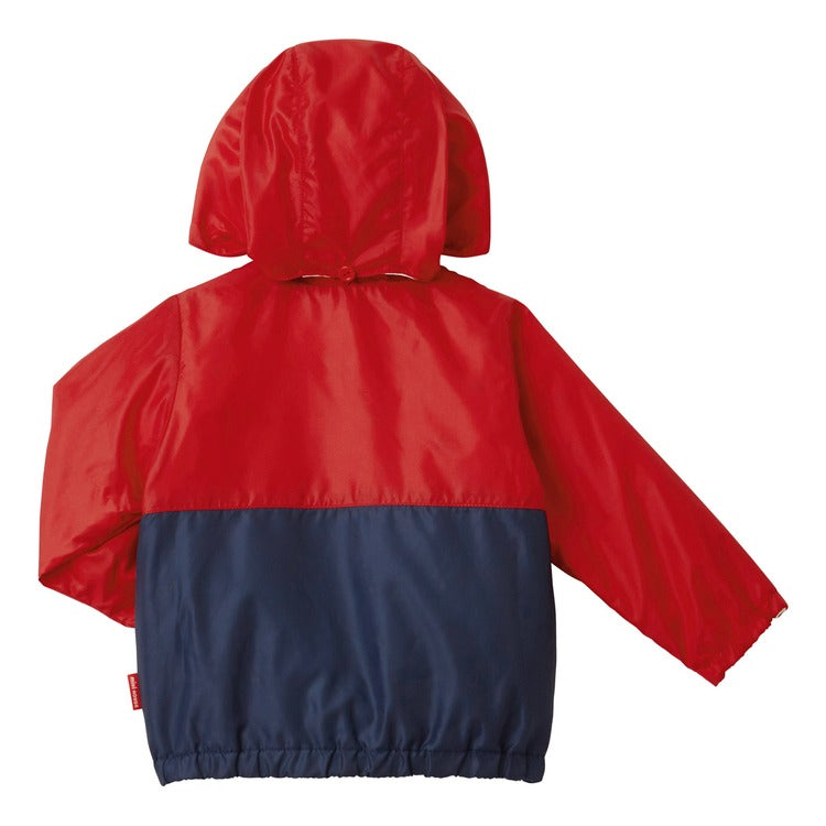 RED HOODED JACKET