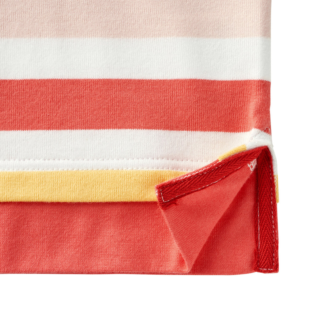 T-SHIRT MANCHES LONGUES EN COTON ROSE