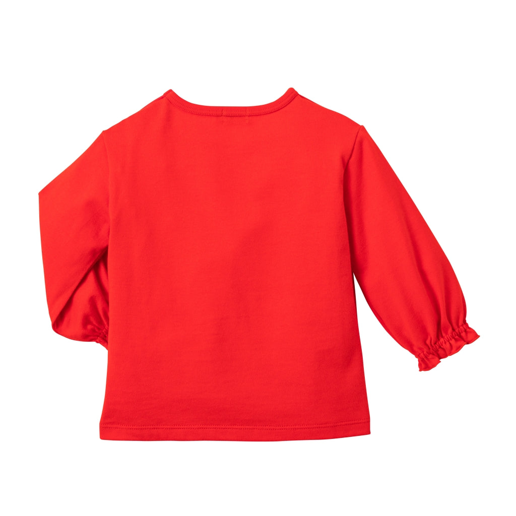 T- SHIRT ROUGE USAKO AU PIANO