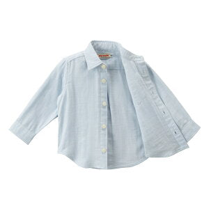 CHEMISE EN COTON BLEUE