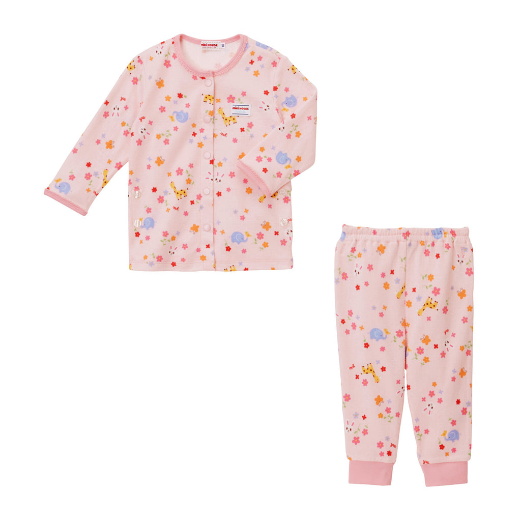 PYJAMA ROSE MOTIF ANIMAUX