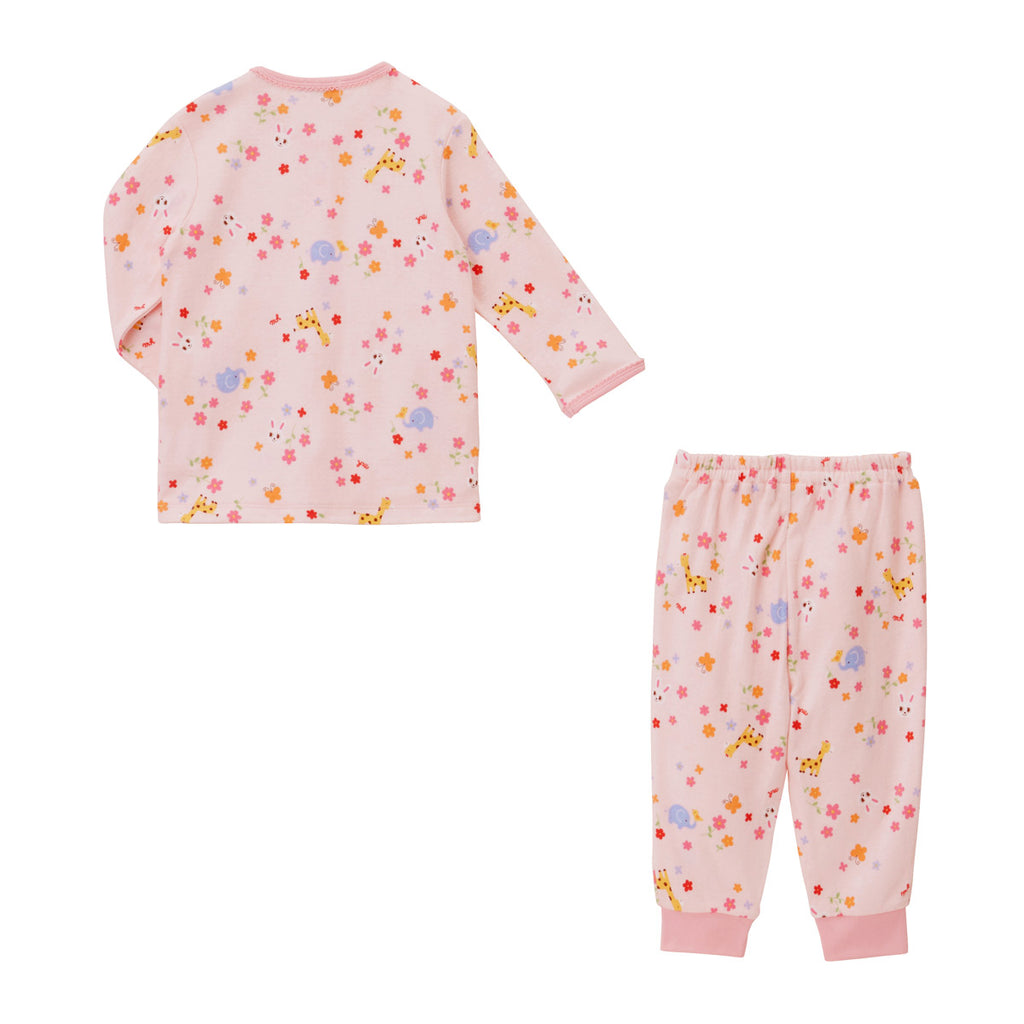 PYJAMA ROSE MOTIF ANIMAUX