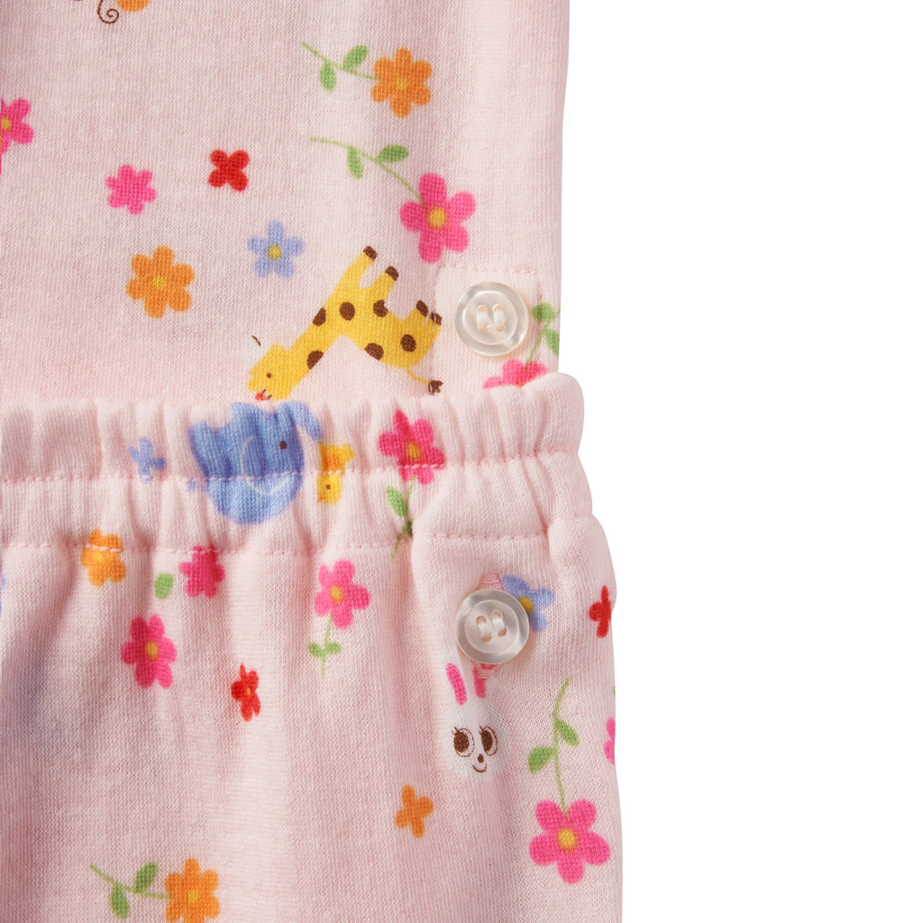 PYJAMA ROSE MOTIF ANIMAUX