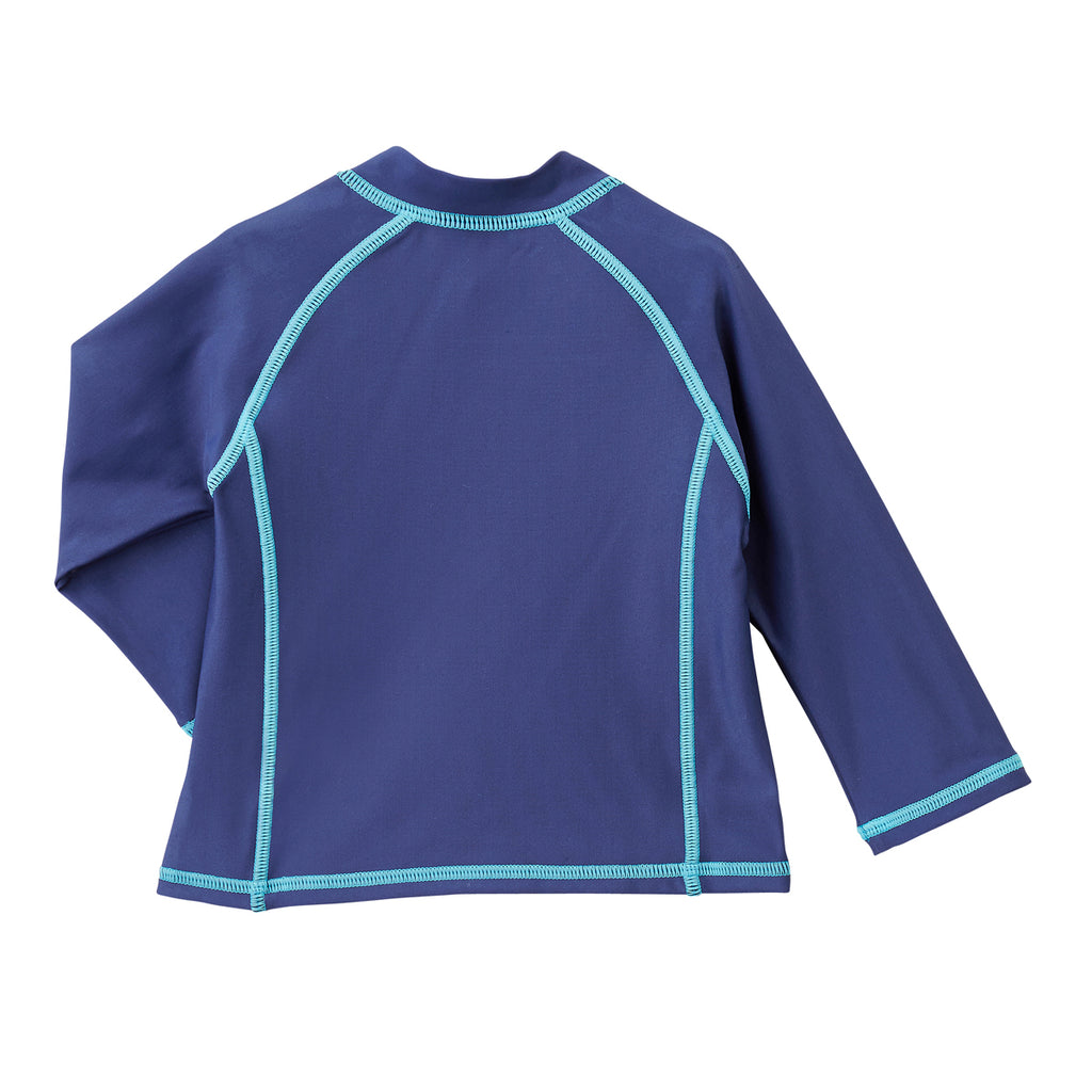 VESTE ANTI UV AQUATIQUE BLEU MARINE