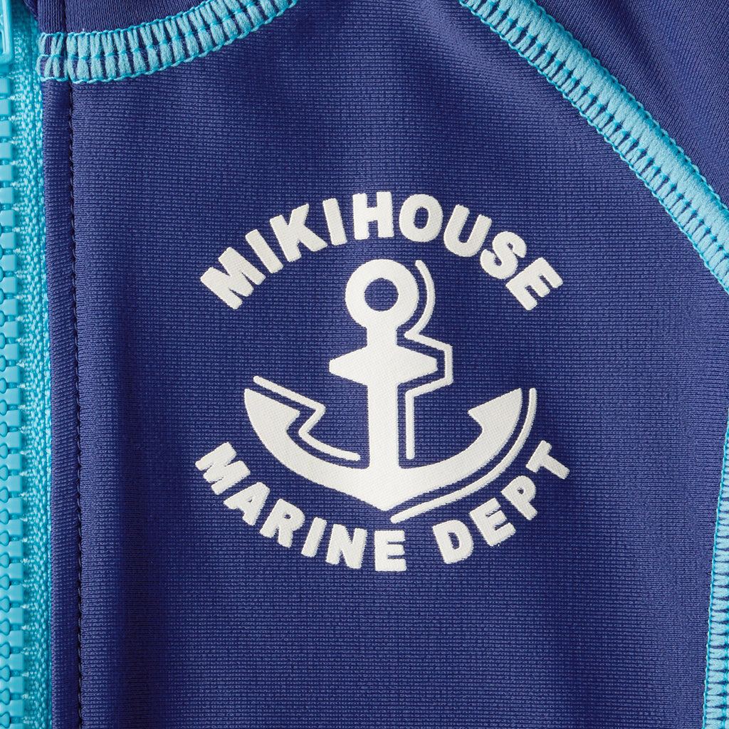 VESTE ANTI UV AQUATIQUE BLEU MARINE