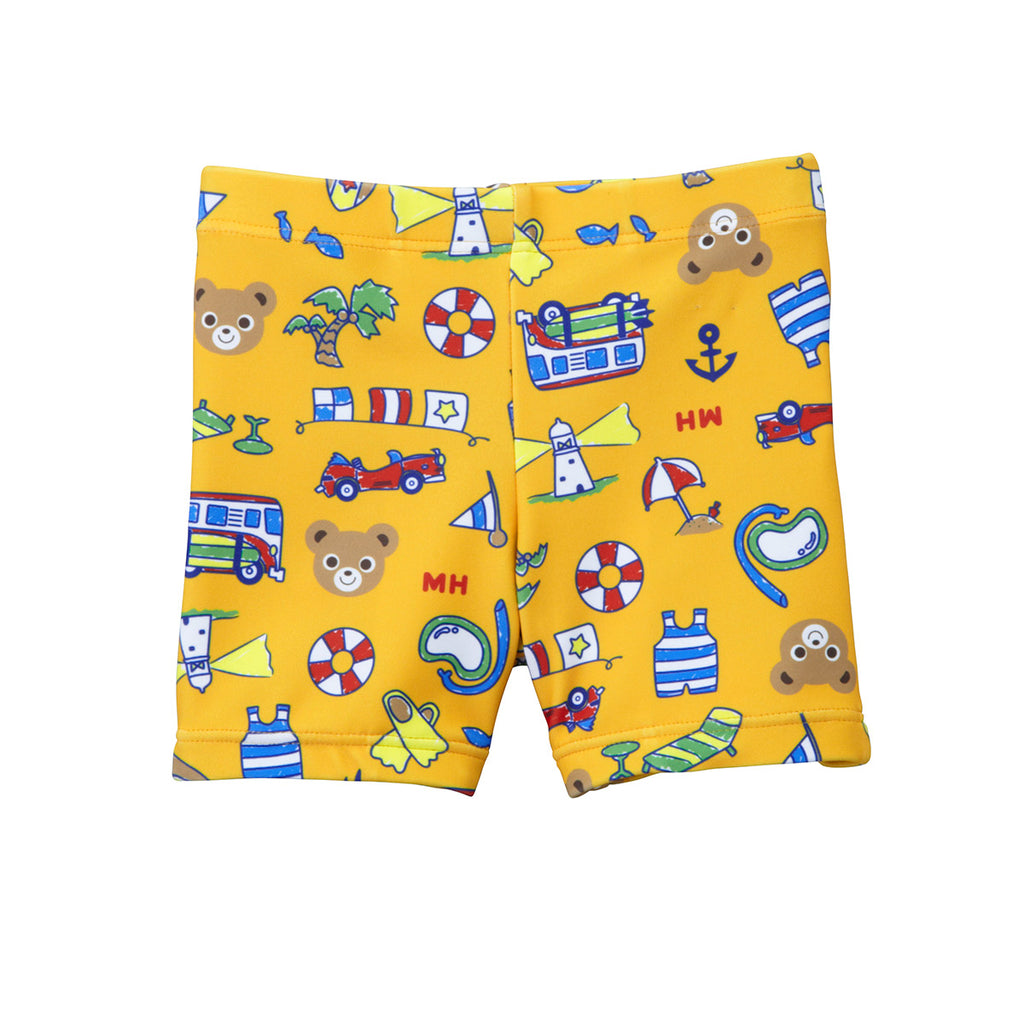 SHORT DE BAIN JAUNE