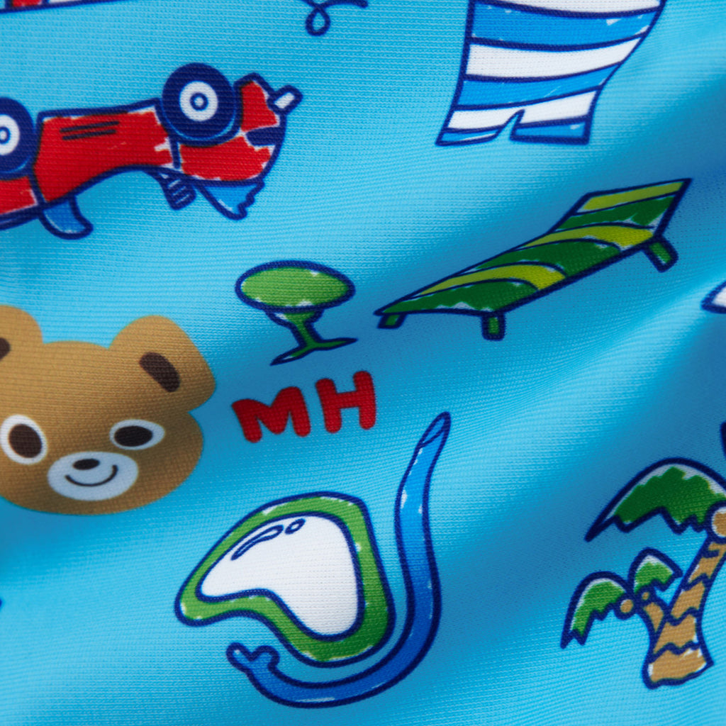 BLUE SWIM SHORTS