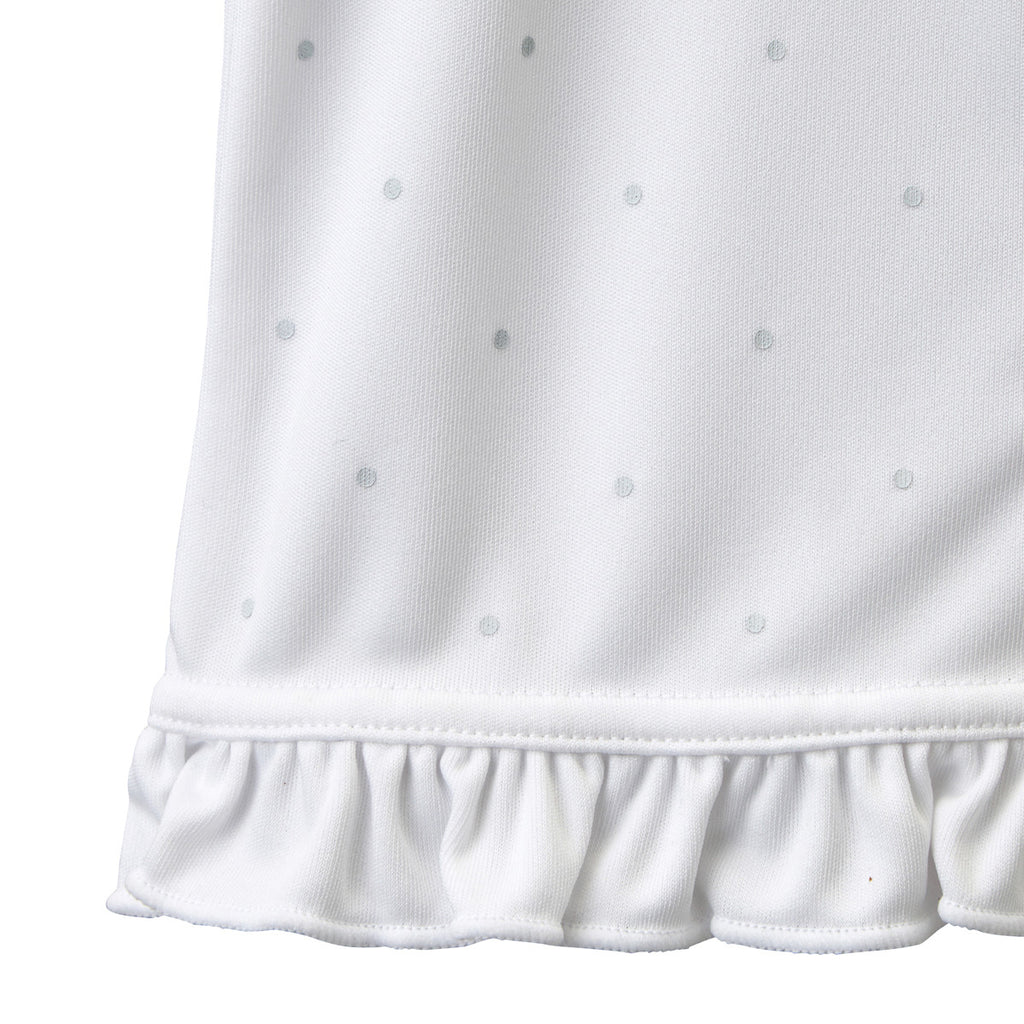 WHITE ANTI UV AQUATIC JACKET WITH RUFFLES