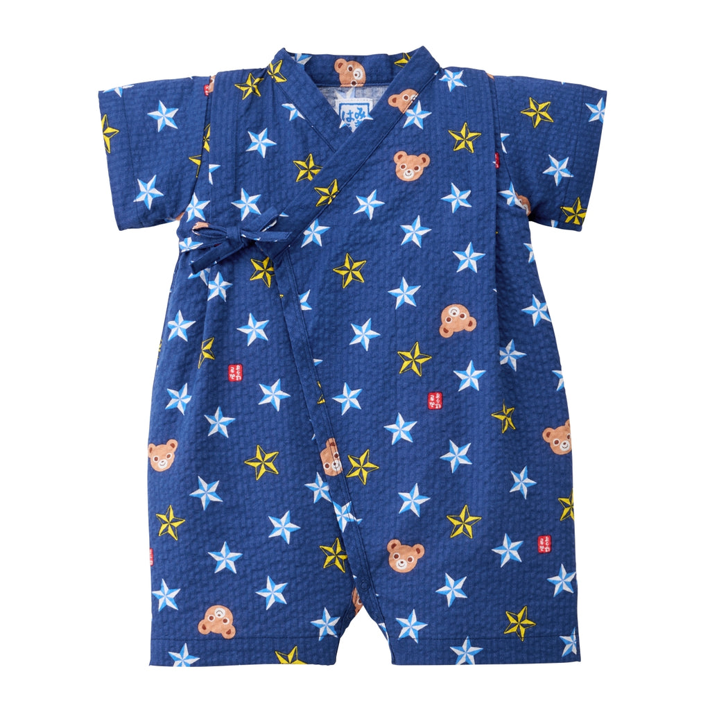 JINBEI BLEU MARINE AVEC DES ÉTOILES ET PUCCI