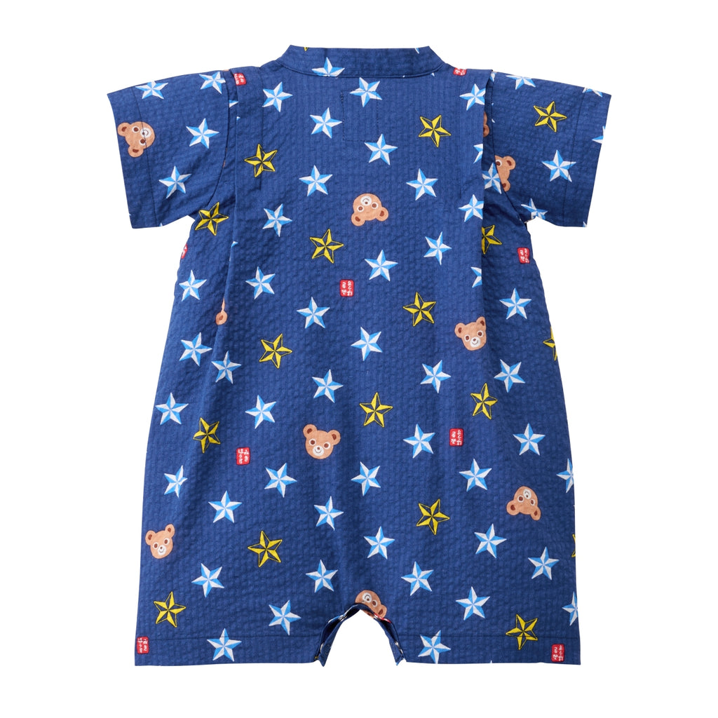 JINBEI BLEU MARINE AVEC DES ÉTOILES ET PUCCI