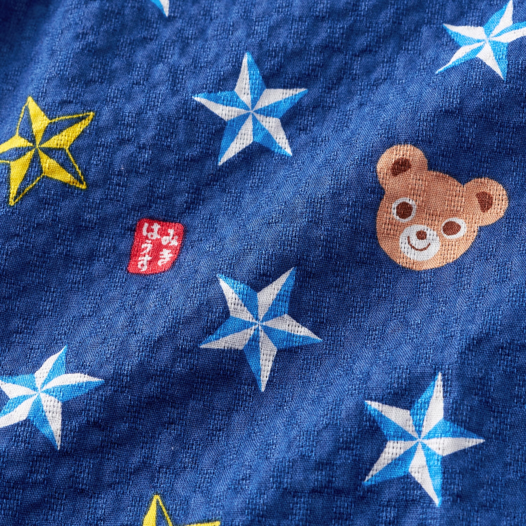 NAVY BLUE JINBEI WITH STARS AND PUCCI