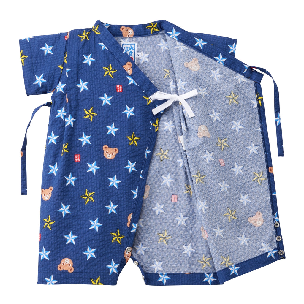 NAVY BLUE JINBEI WITH STARS AND PUCCI