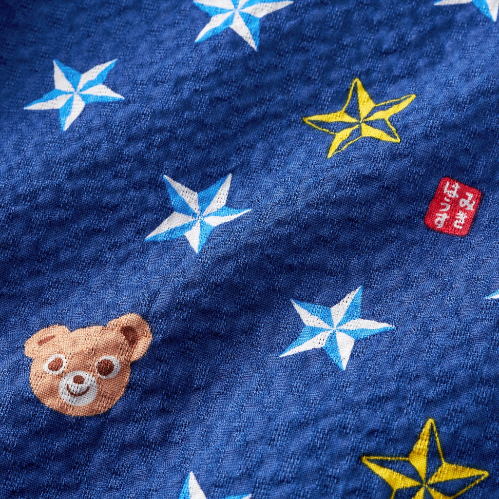 NAVY BLUE JINBEI WITH PUCCI AND STARS