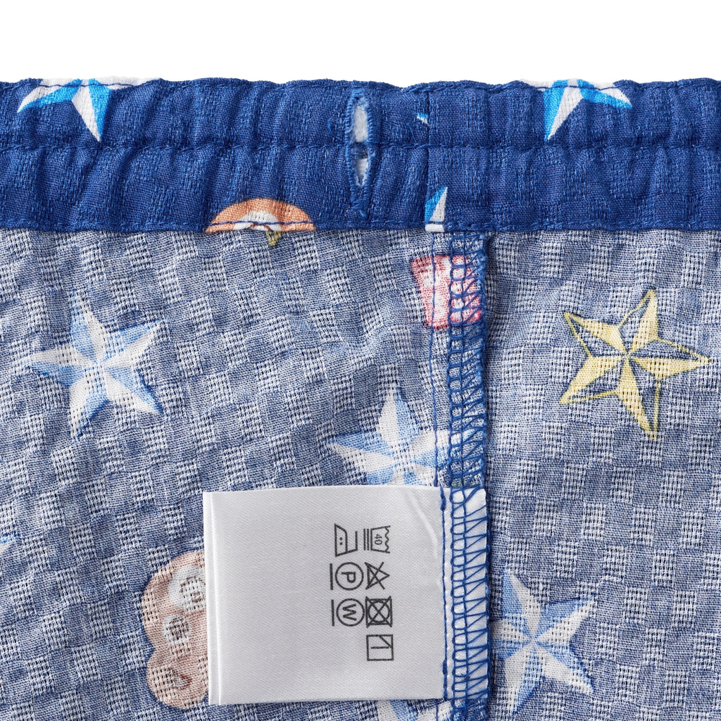NAVY BLUE JINBEI WITH PUCCI AND STARS