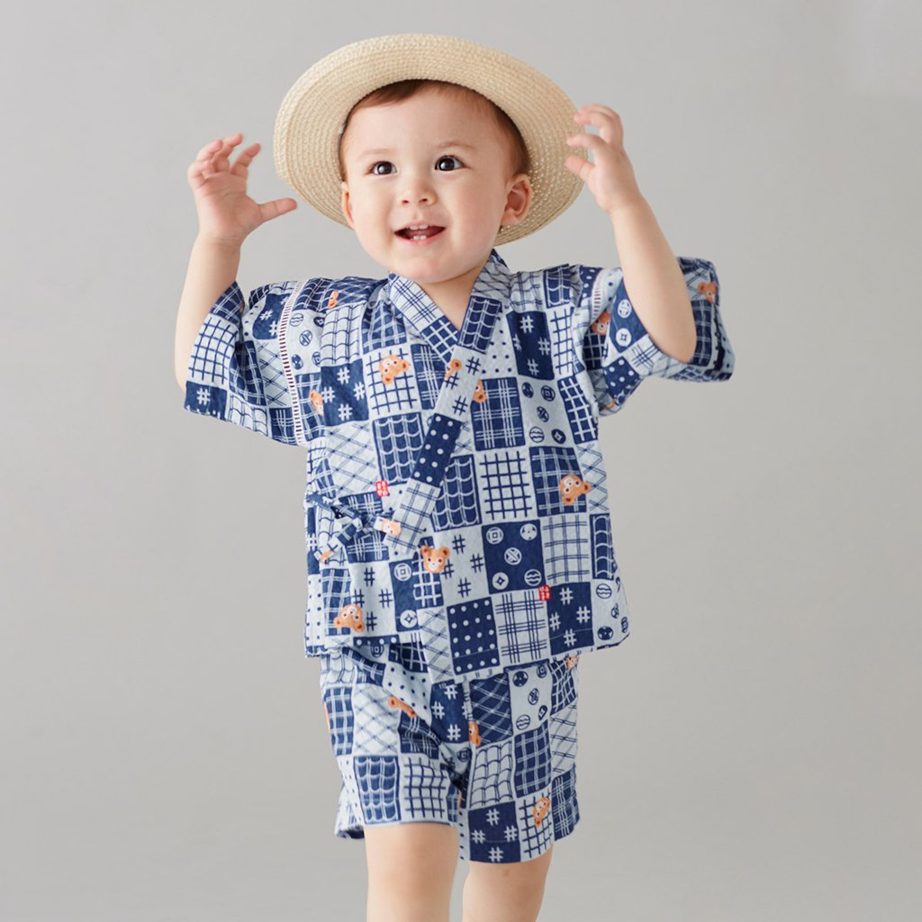 BLUE COTTON JINBEI