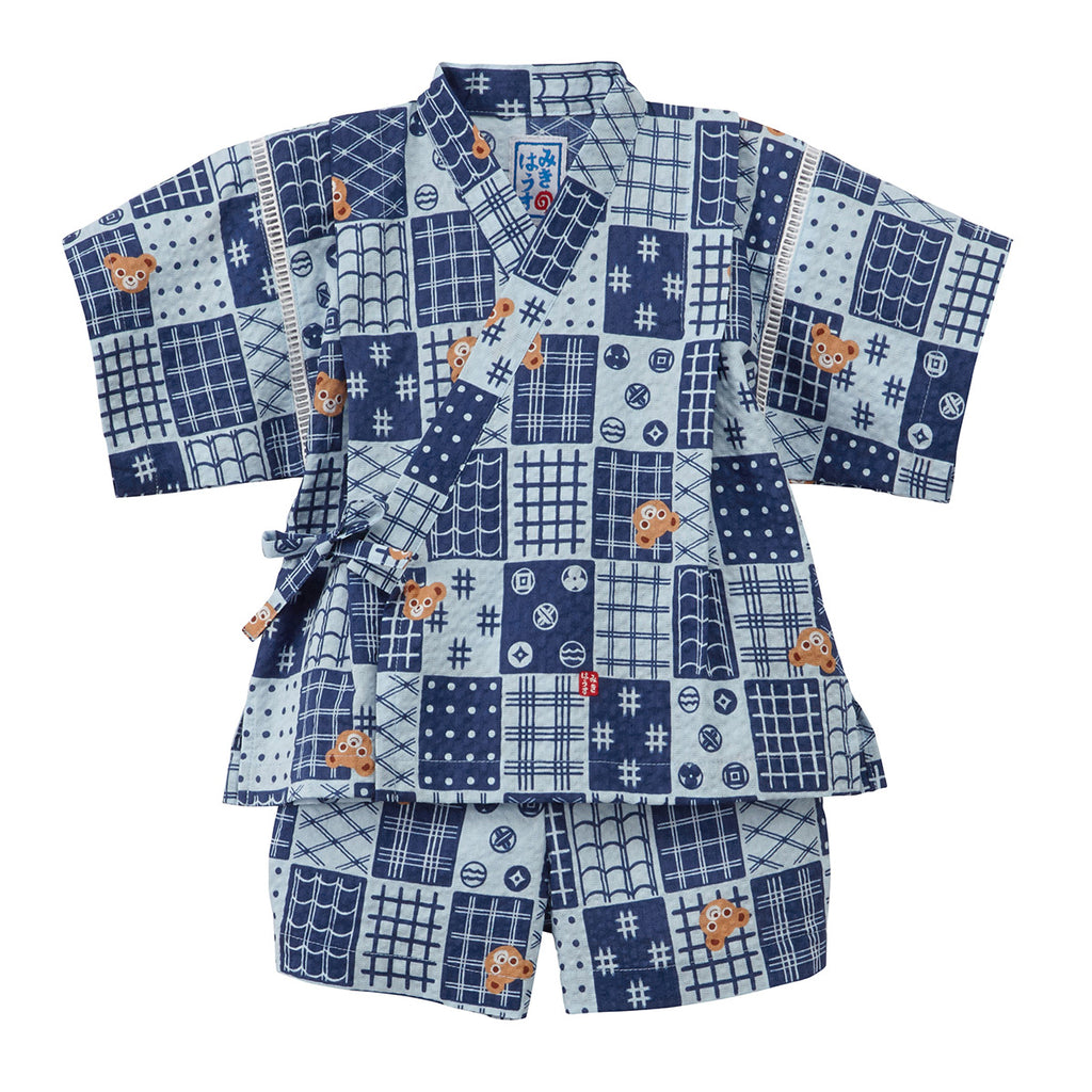 JINBEI EN COTON BLEU