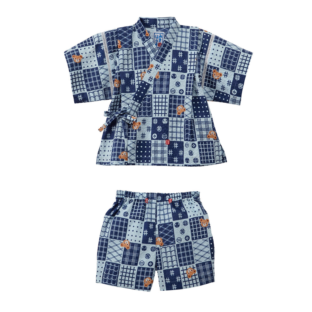 JINBEI EN COTON BLEU