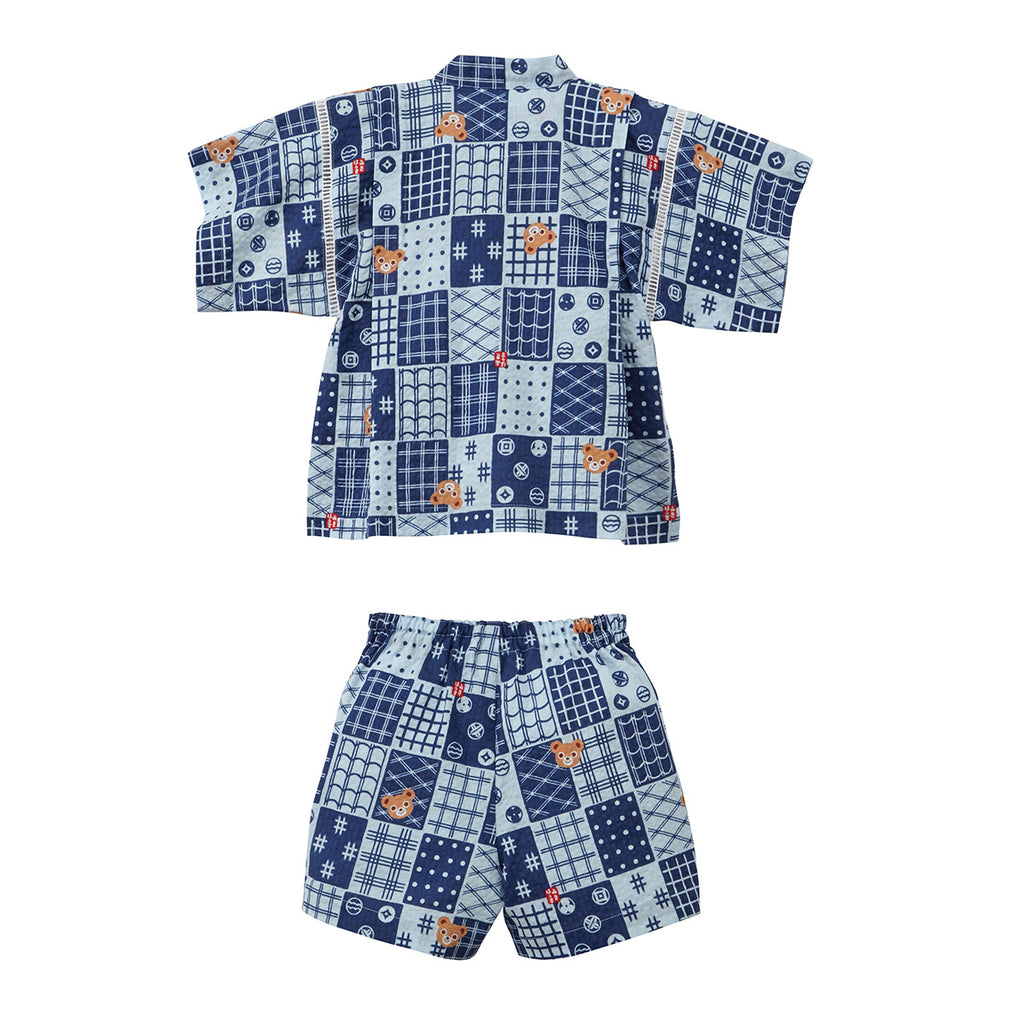 JINBEI EN COTON BLEU