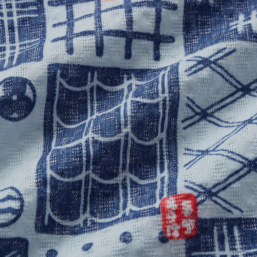 JINBEI EN COTON BLEU