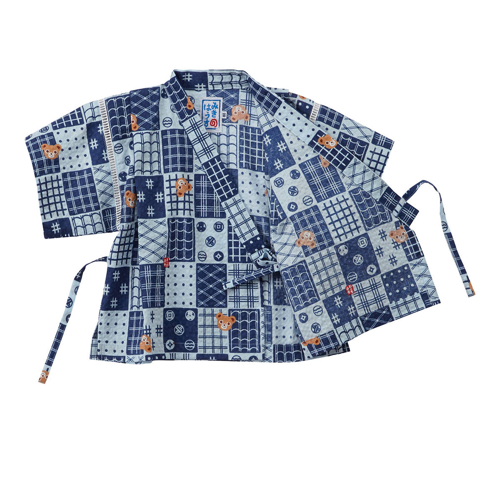 JINBEI EN COTON BLEU