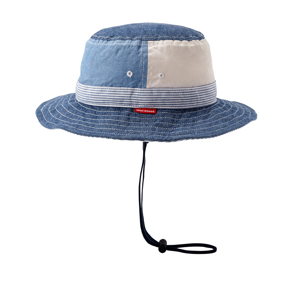 CHAPEAU PROTÈGE-NUQUE COTON BLEU MARINE