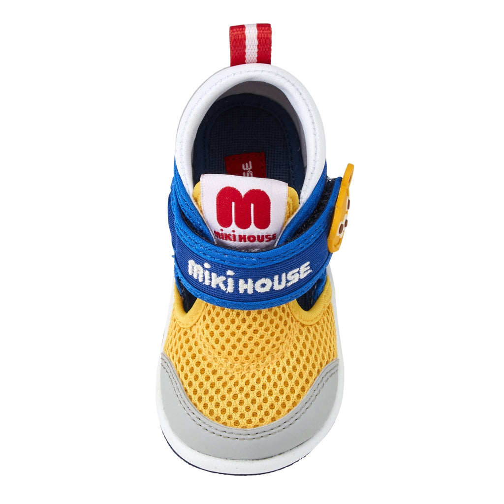 SANDALES VELCRO JAUNE & BLEUES