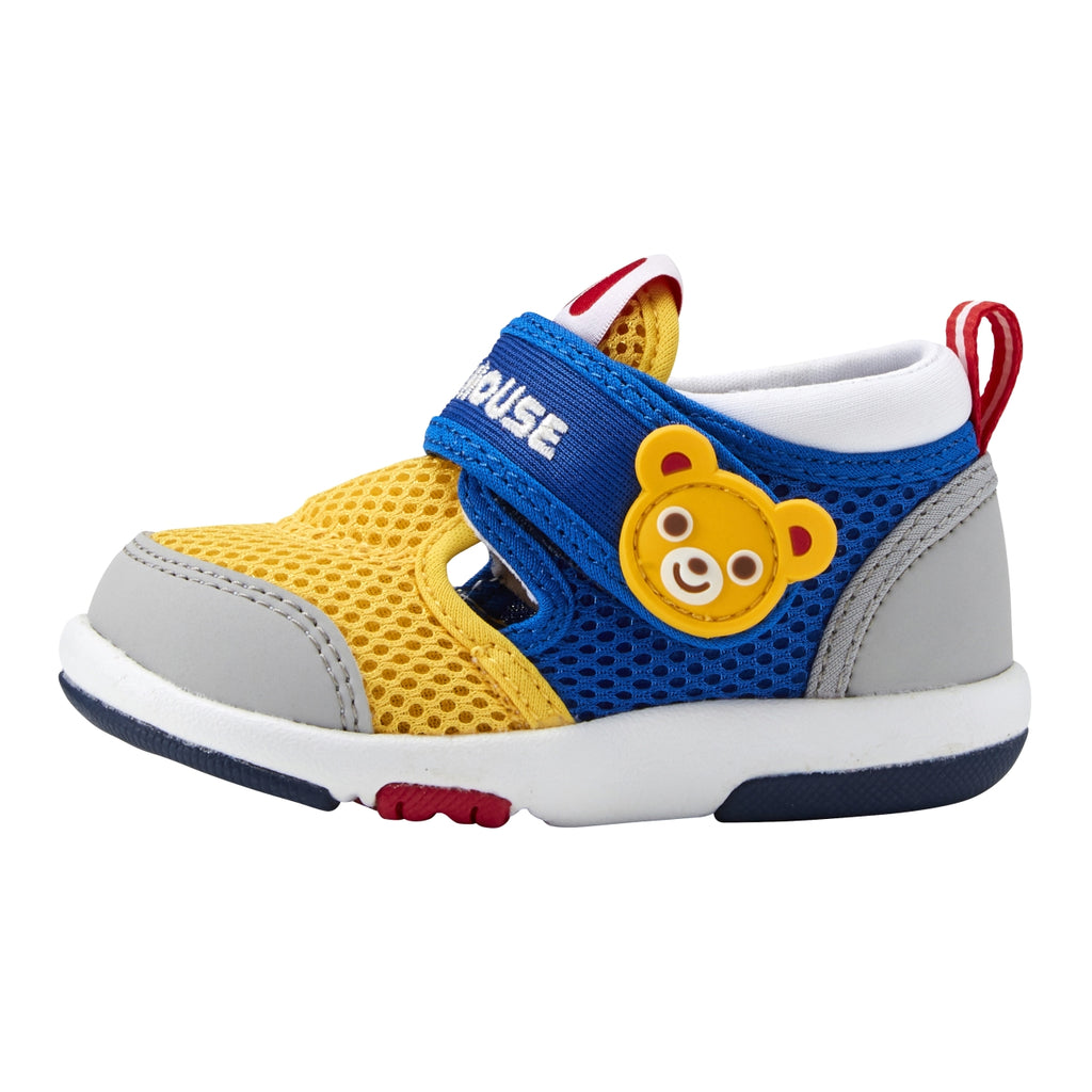 SANDALES VELCRO JAUNE & BLEUES