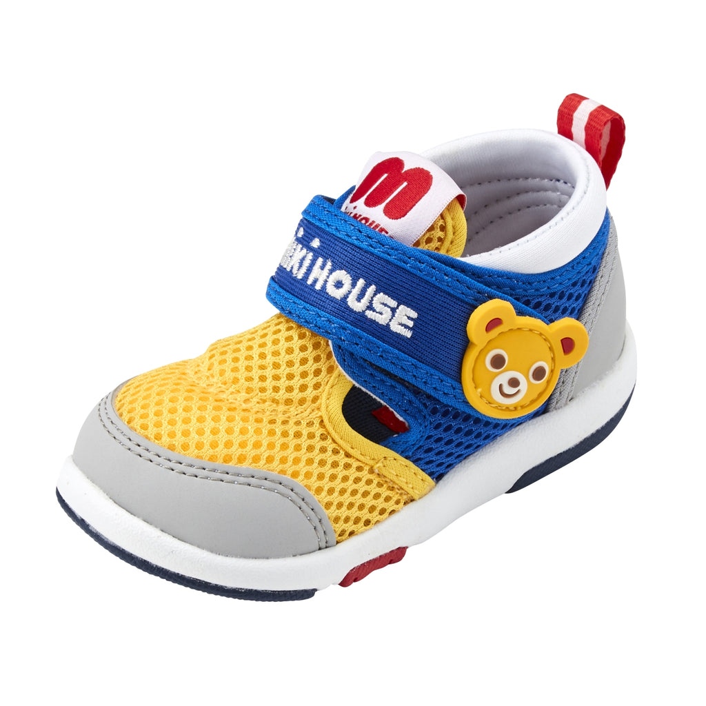 SANDALES VELCRO JAUNE & BLEUES