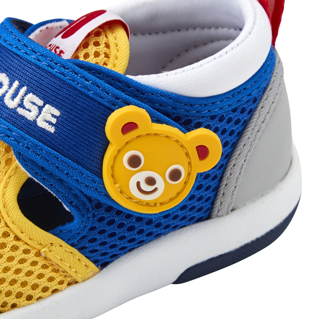 SANDALES VELCRO JAUNE & BLEUES