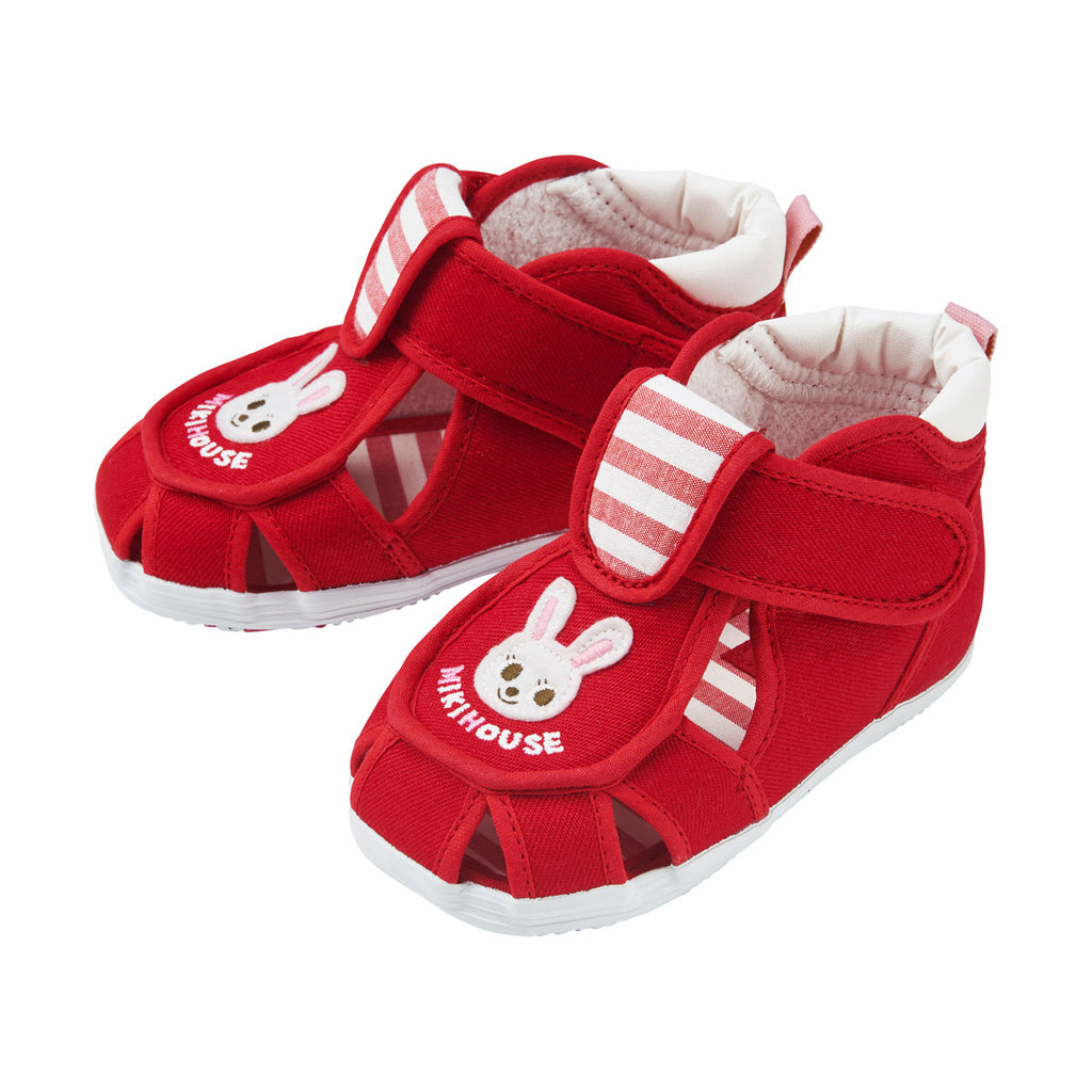 SANDALES BÉBÉ ROUGES À VELCRO