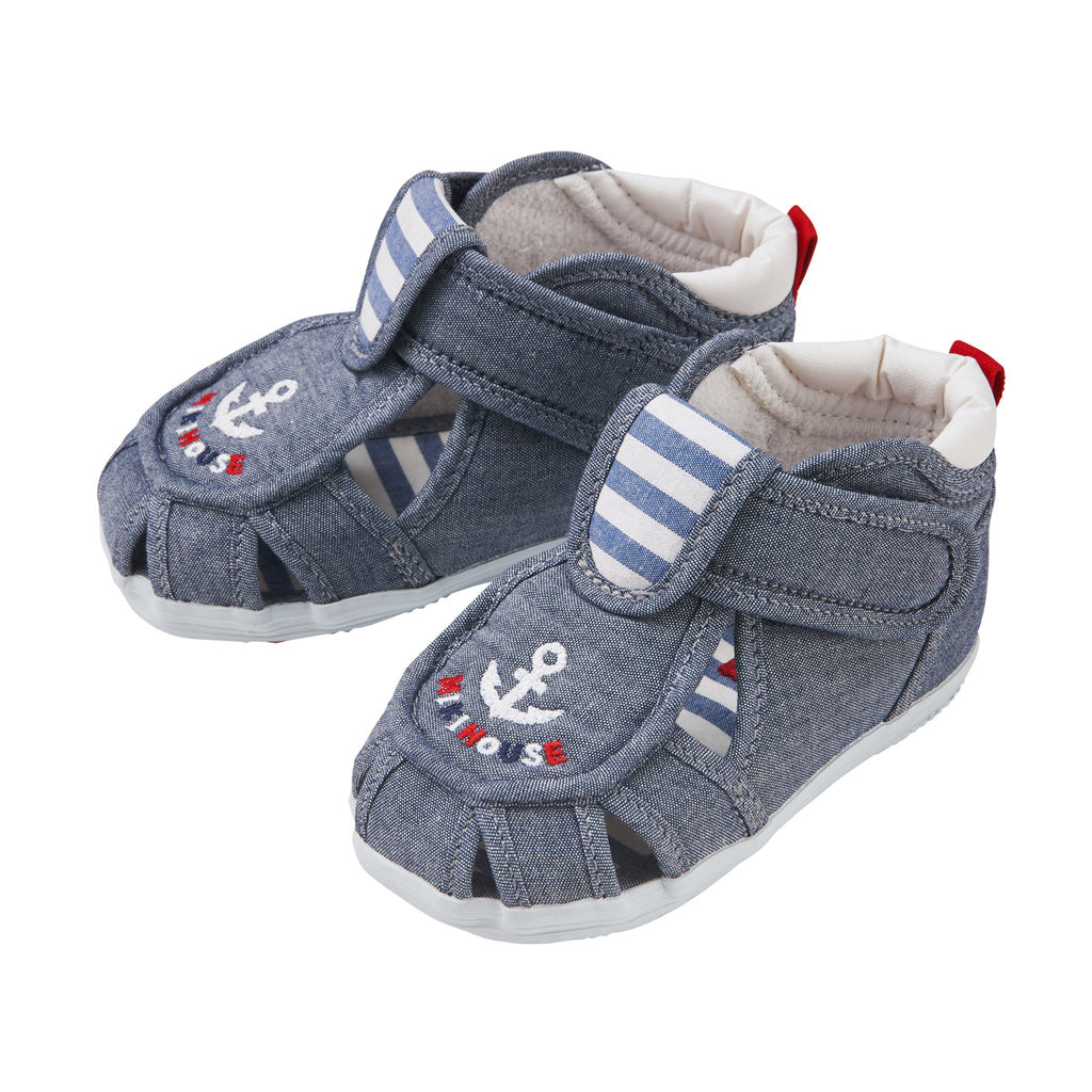 SANDALES BÉBÉ BLEUES À VELCRO