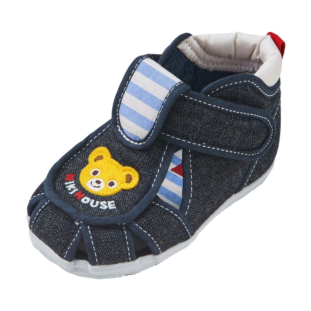 SANDALES BÉBÉ BLEU INDIGO À VELCRO