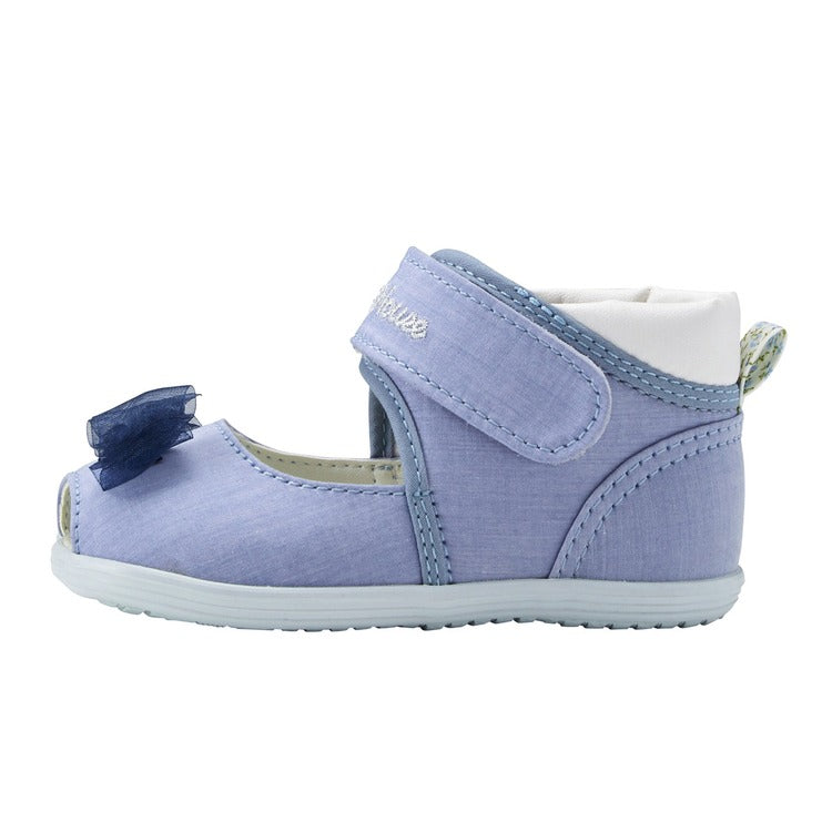 BLUE JEANS SANDALS WITH BLUE BOW