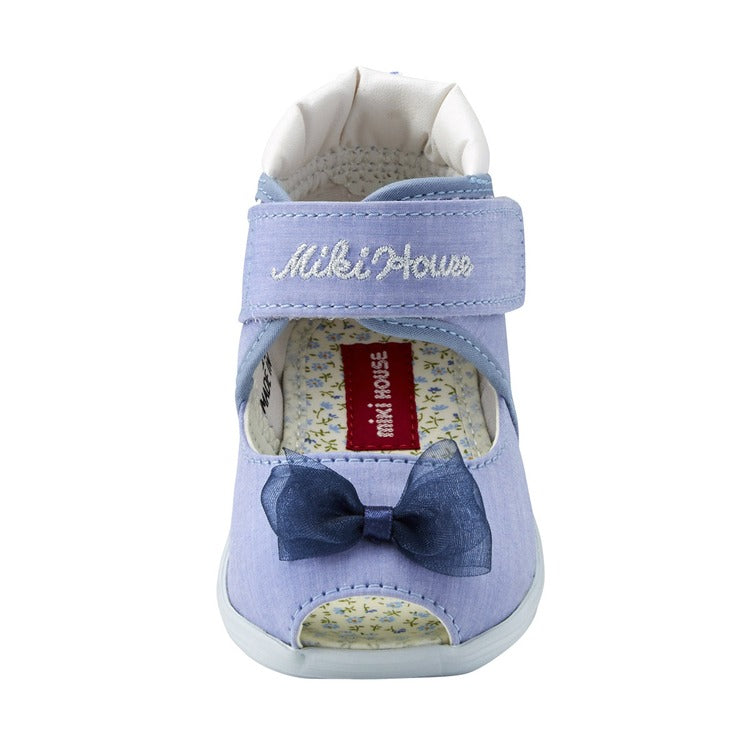 BLUE JEANS SANDALS WITH BLUE BOW
