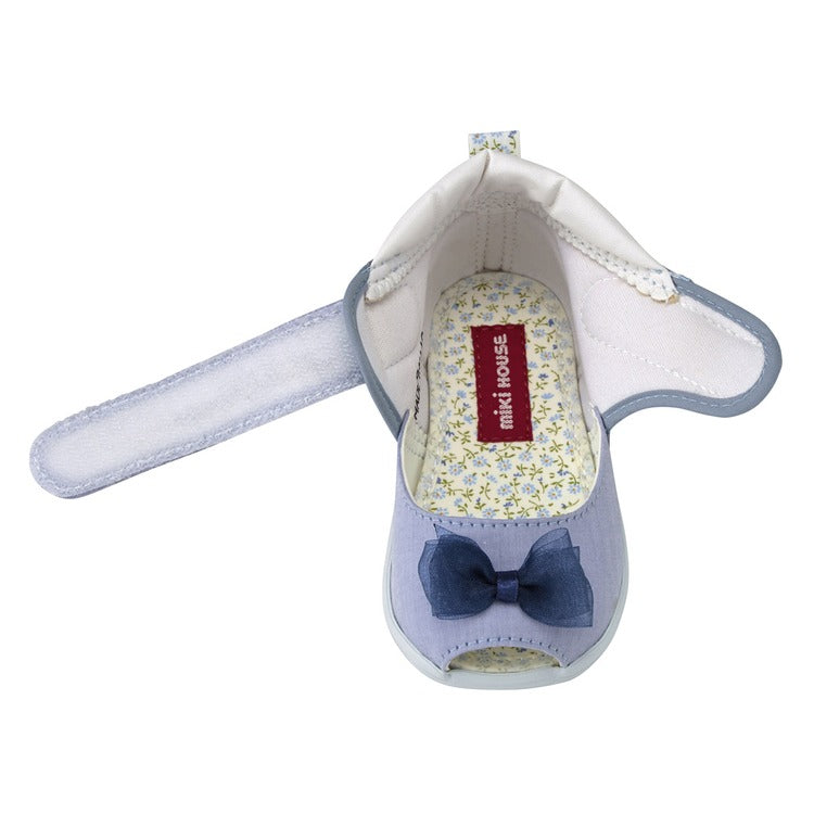 BLUE JEANS SANDALS WITH BLUE BOW