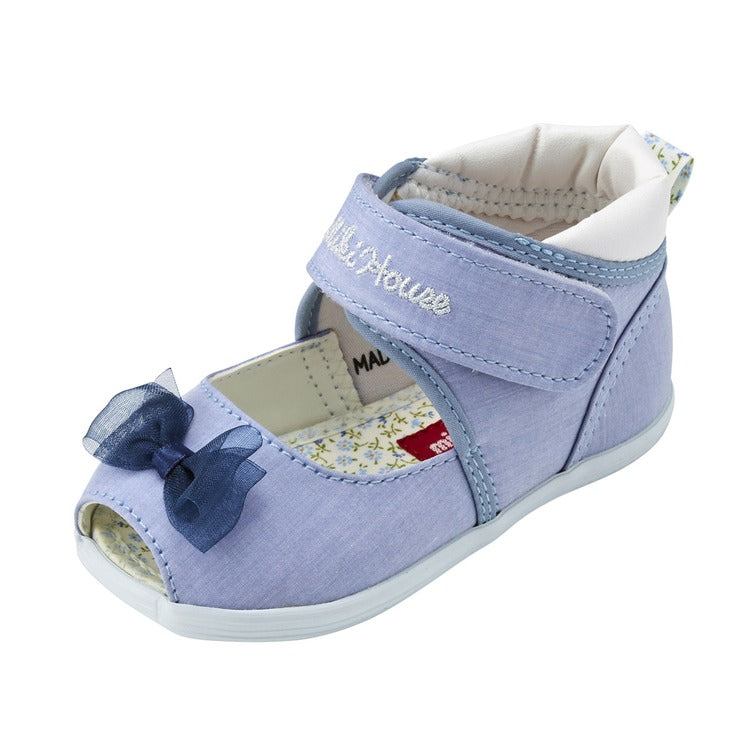 BLUE JEANS SANDALS WITH BLUE BOW