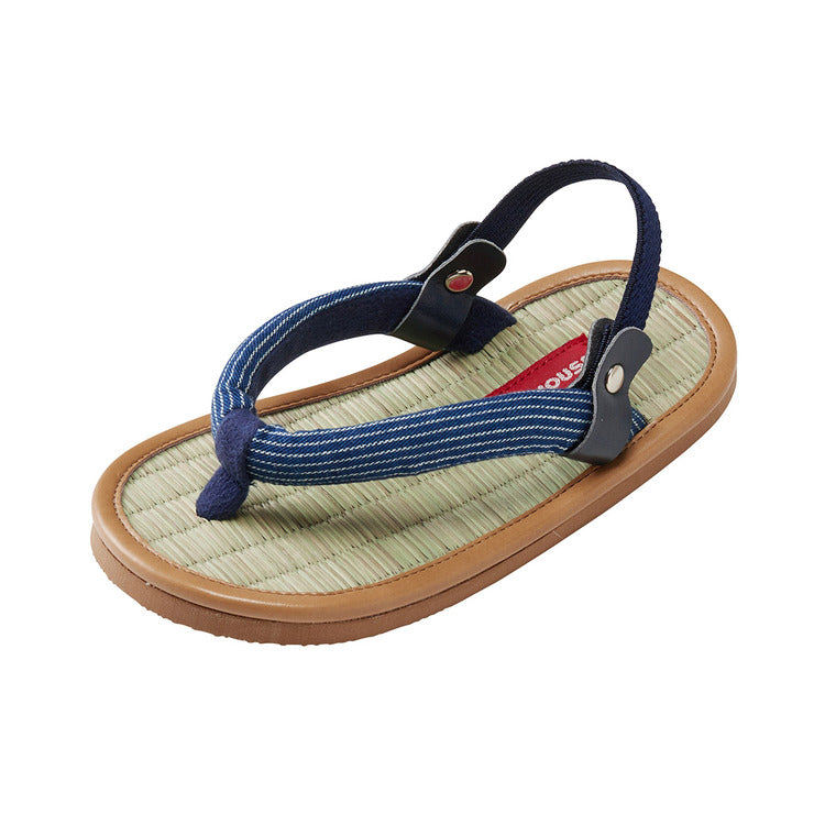 TRADITIONAL ZORI INDIGO SANDALS