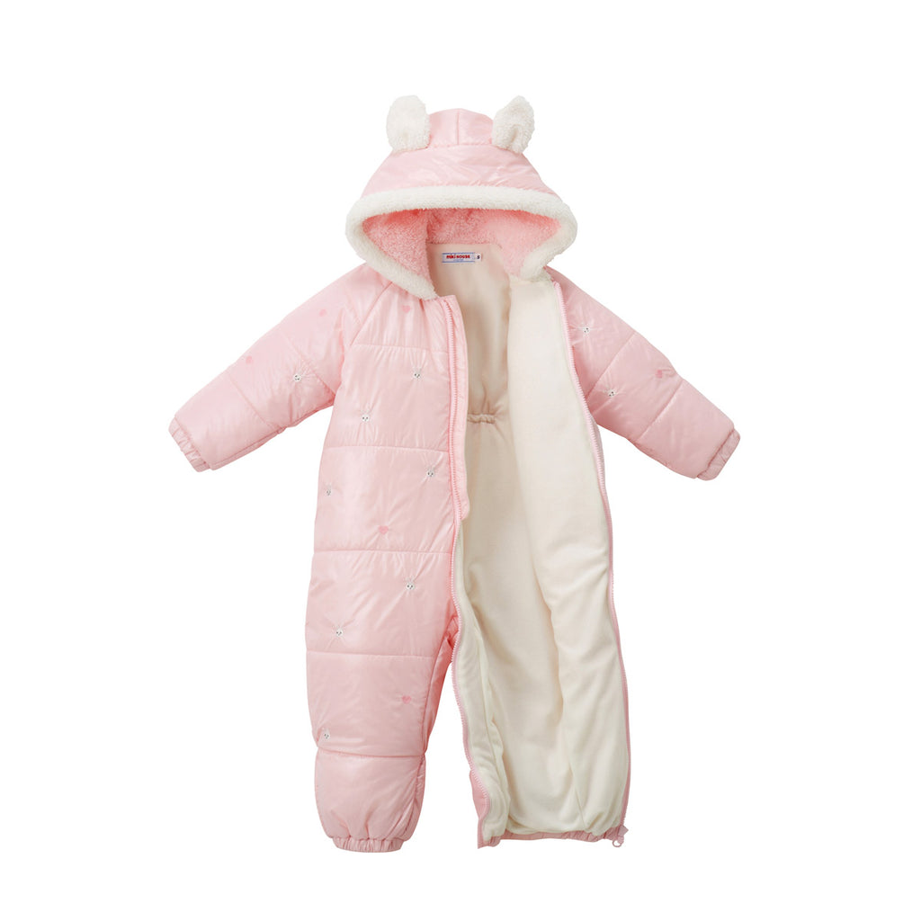 PINK BABY PILOT PADDED JUMPSUIT