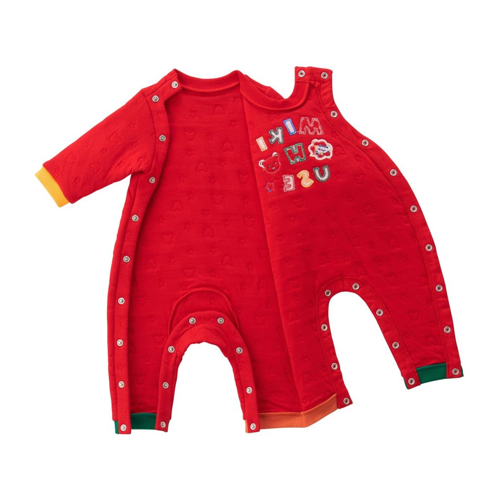 MIKI HOUSE RED JUMPSUIT