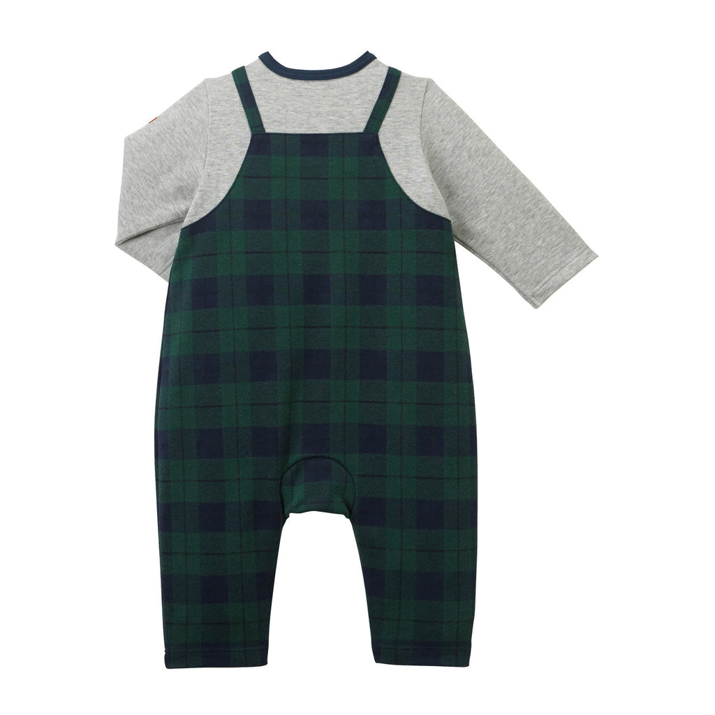 GREEN COTTON JUMPSUIT