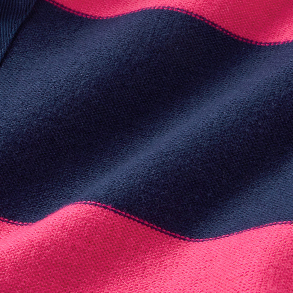 BLUE AND PINK STRIPED DRESS