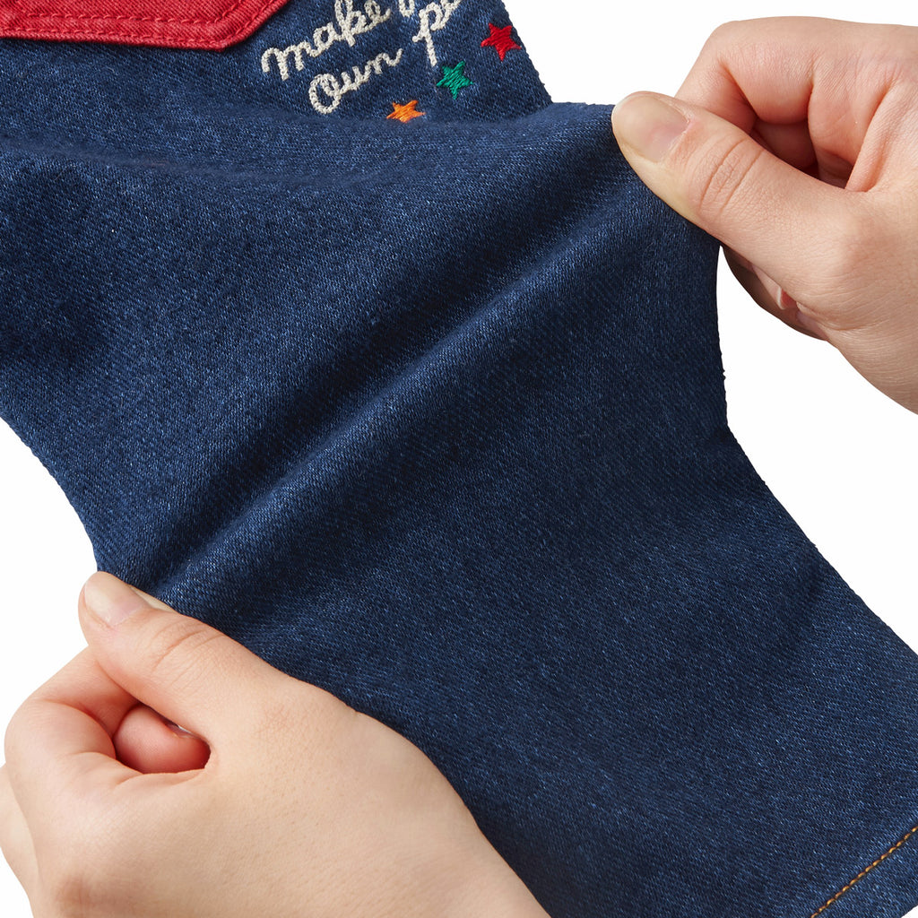 JEAN DENIM PATCHS BRODÉS