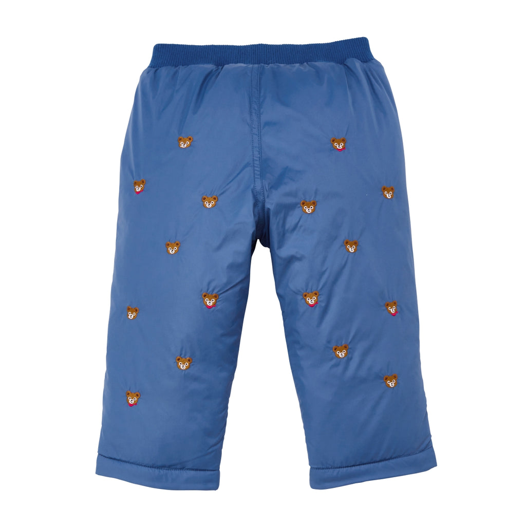 PANTALON EN DUVET BLEU