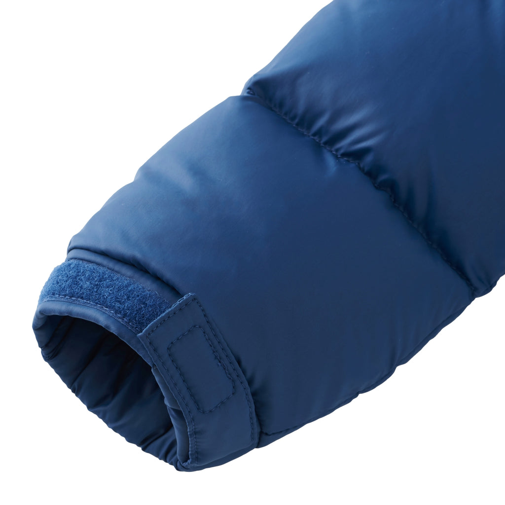 DOUDOUNE EN DUVET BLEU MARINE