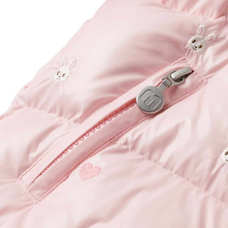 DOUDOUNE EN DUVET ROSE